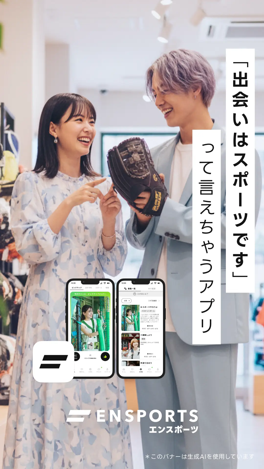 「出会いはスポーツです」って言えちゃうマッチングアプリ
