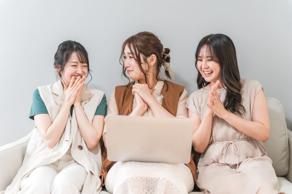 アイドルファンの女性