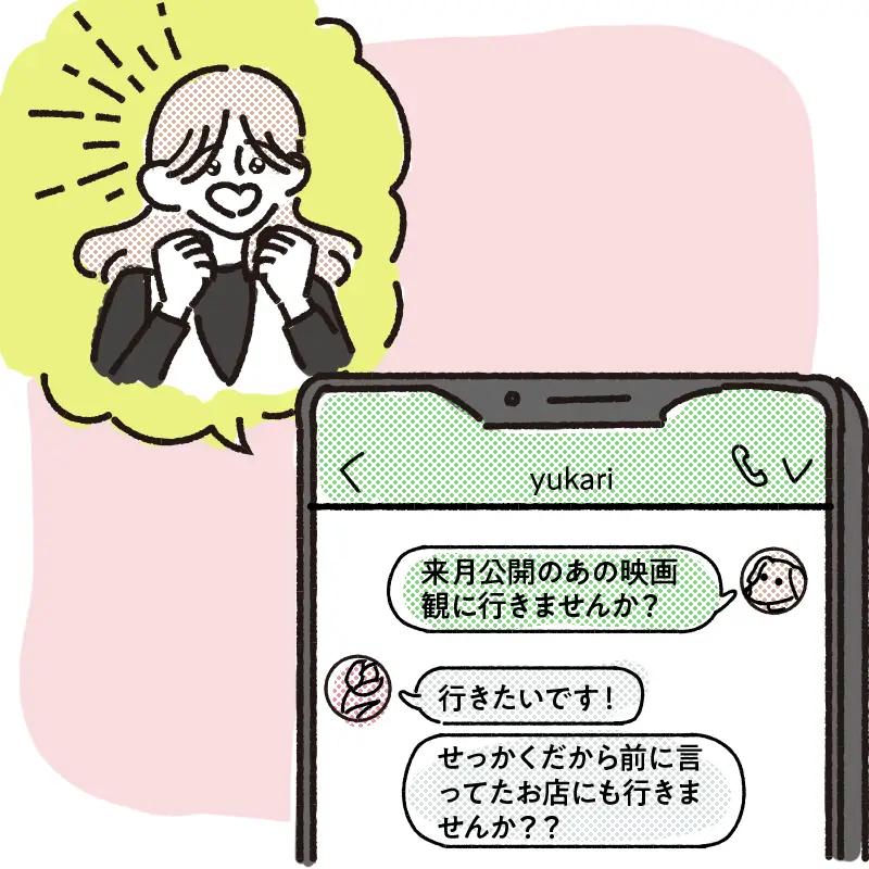 4. デートの誘いへの反応