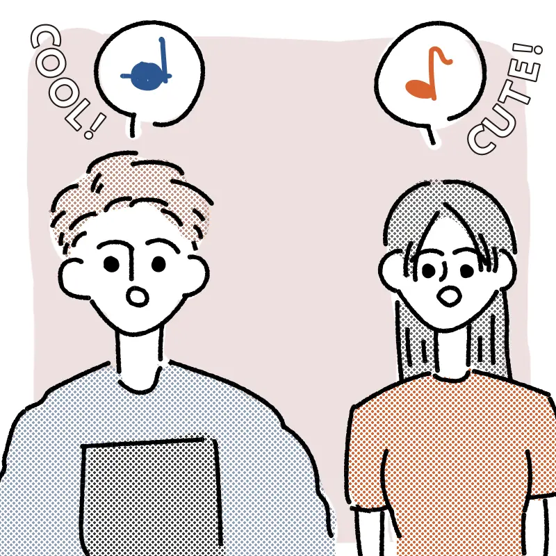 お互いの声や話し方についての話題