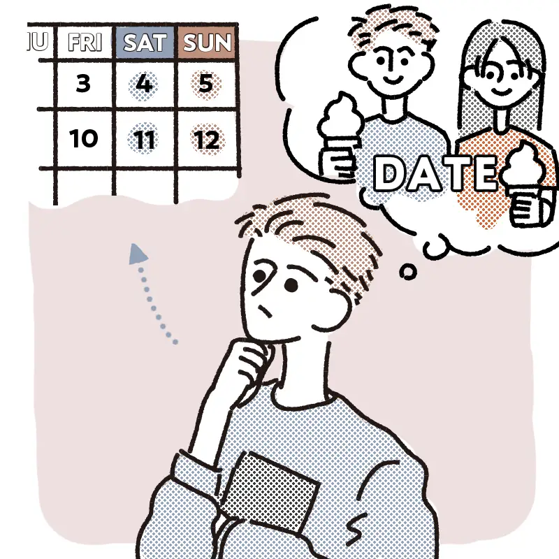 休日の過ごし方についての話題