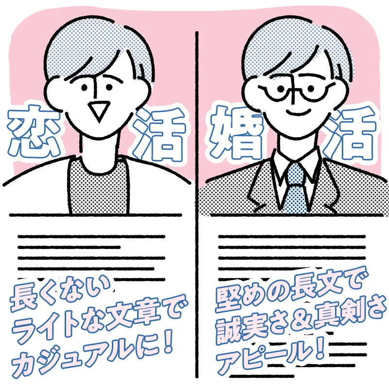 目的と合った雰囲気の文章を書く