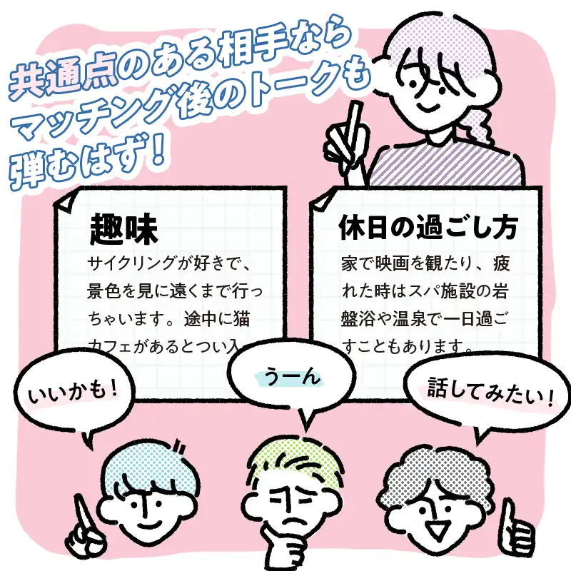 趣味と休日の過ごし方が書かれている